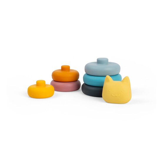 Bigjigs Silicone Stacking Cat image number 5