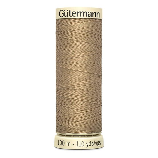 Gutermann Brown Sew All Thread 100m (265) image number 1