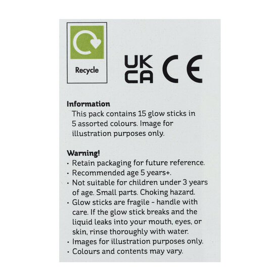 Glow Sticks 15 Pack image number 5