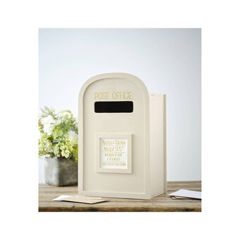 Wooden Post Box 48cm  image number 2