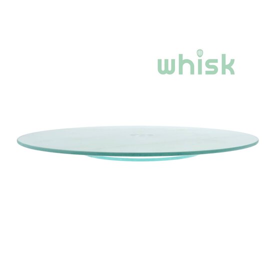 Whisk Glass Rotating Serving Plate 11 Inches image number 1