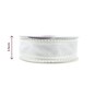 Silver Wire Edge Organza Ribbon 25mm x 3m image number 3