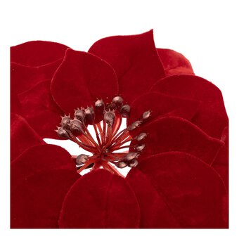Red Floral Pick 24cm
