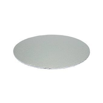 Silver Round Double Thick Card Cake Board 8 Inches image number 2