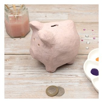 Decopatch Mache Piggy Bank 12cm