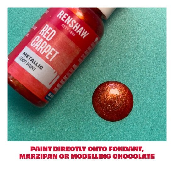 Renshaw Red Carpet Edible Metallic Food Paint 20g image number 2