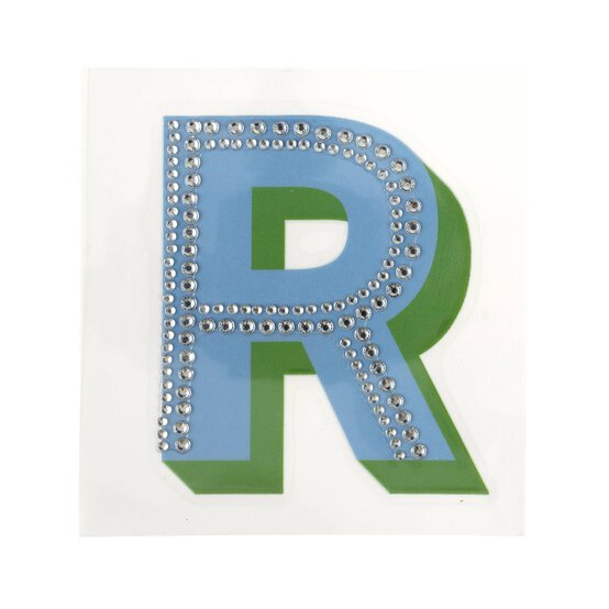 Cold Transfer and Bling Letter R Sticker Set image number 3