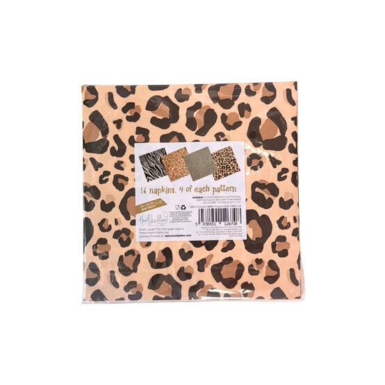 Safari Animal Print Napkins 16 Pack image number 4