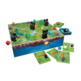 Cat Earth Family Board Game