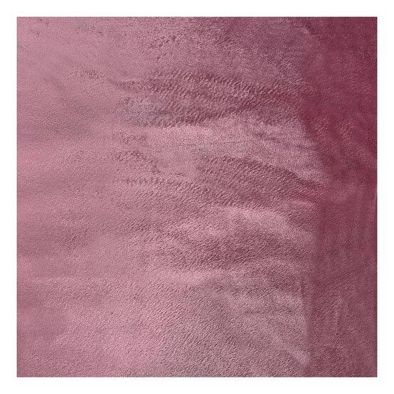 Dusky Pink Plain Dyed Velour Fabric by the Metre image number 2