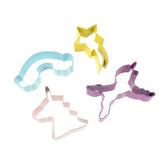 Whisk Unicorn Cookie Cutters 4 Pack image number 3