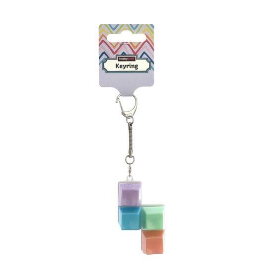 Pastel Keyboard Fidget Keyring image number 4