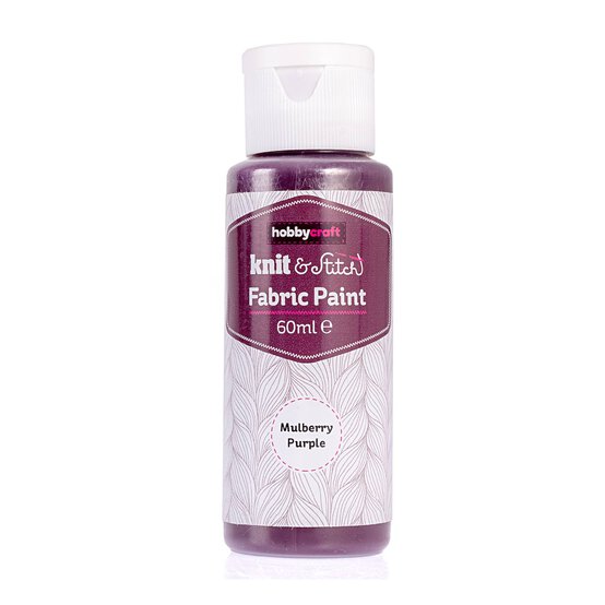 Mulberry Purple Fabric Paint 60ml  image number 1