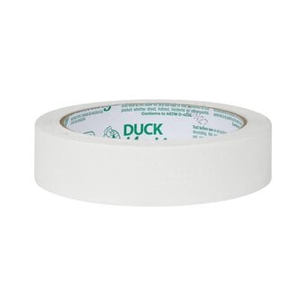 Duck Tape White Masking Tape 24mm x 27.4m image number 2