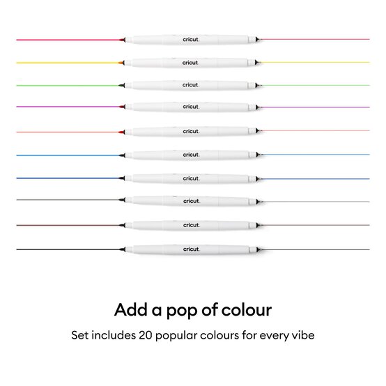 Cricut Dual-Sided Markers 20 Pack  image number 2