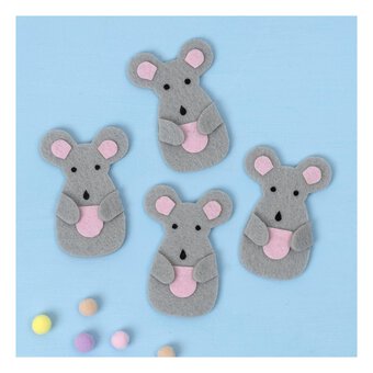 Felt Mice 4 Pack