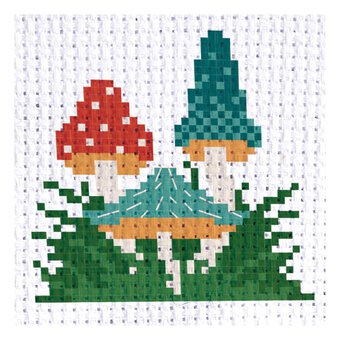 Mini Mushrooms Cross Stitch Kit