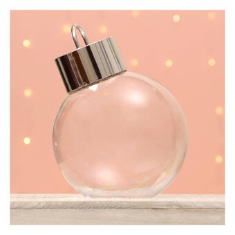 Clear Bauble 19cm