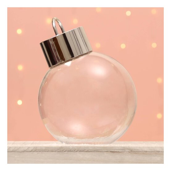Clear Bauble 19cm image number 1