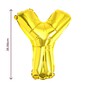 Gold Foil Letter Y Balloon image number 2