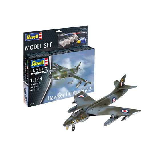 Revell Hawker Hunter FGA.9 Model Set 1:144 image number 3