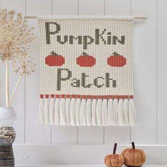How to Make an Autumn Macramé Tapestry Wall Hanging