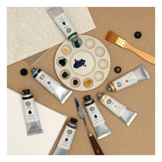 Shore & Marsh Pthalo Blue Acrylic Paint 59ml image number 3