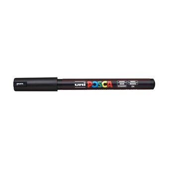  Uni : Posca Marker : PC-1MR : Ultra-Fine Pin Tip : 0.7mm :  Assorted Colours Set of 16 : Everything Else
