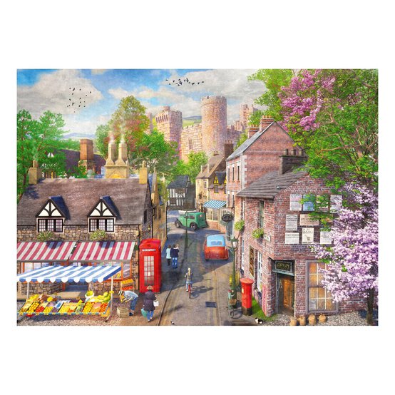 Ravensburger Castle Lane Jigsaw Puzzle 1000 Pieces image number 2