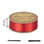 Red Double-Faced Satin Ribbon 18mm x 5m image number 4