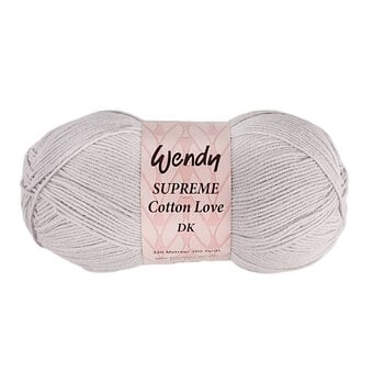 Wendy Grey Supreme Cotton Love DK Yarn 100g