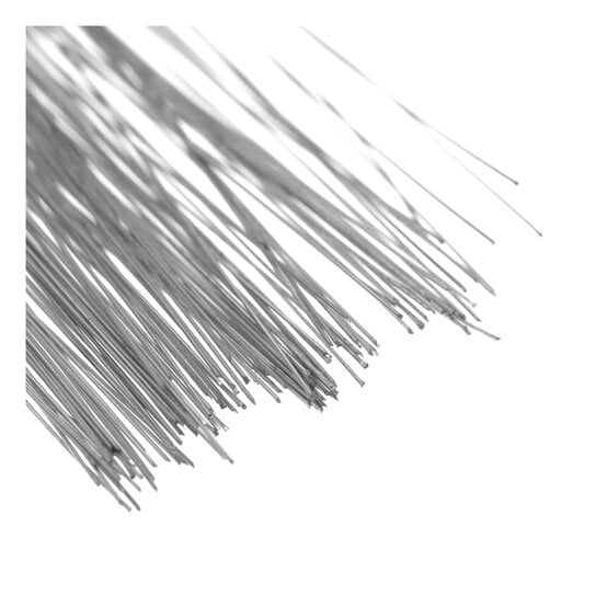 Silver Effect Floral Hobby Wire 15g image number 2