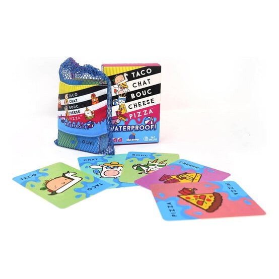 Taco Cat Goat Cheese Pizza Waterproof Card Game image number 2