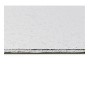 Silver Square Double Thick Card Cake Board 10 Inches image number 2