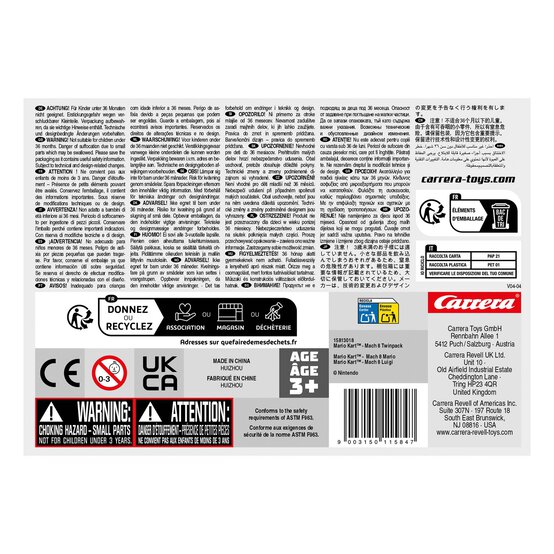 Carrera Pull Speed Mario Kart Mach 8 2 Pack image number 4