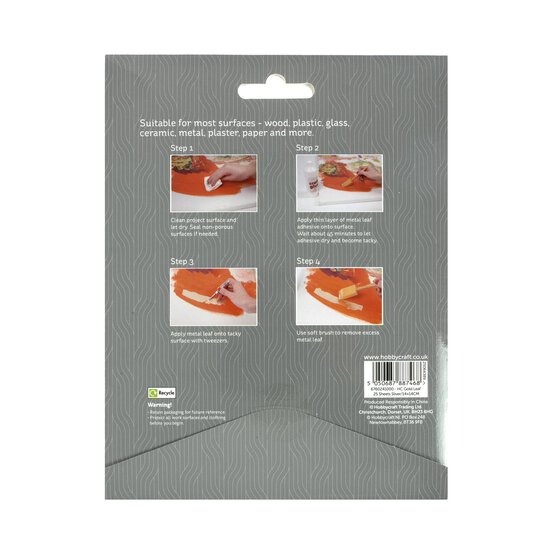 Gold Leaf Sheets 25 Pack image number 2