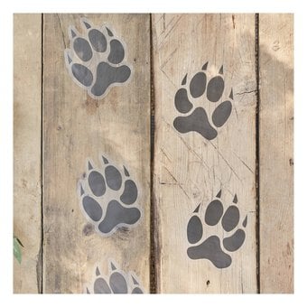 Ginger Ray Animal Pawprint Floor Stickers 6 Pack image number 2