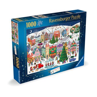 Ravensburger Christmas Town Jigsaw Puzzle 1000 Pieces