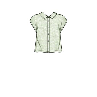 Simplicity Women’s Button Down Top Sewing Pattern S9646 (8-16) image number 3