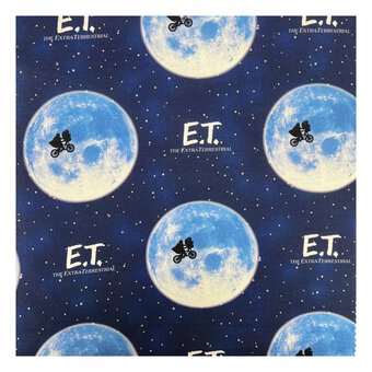 ET Large Moon Cotton Fabric by the Metre