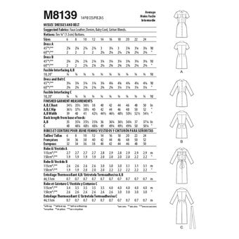 McCall’s Marcy Dress Sewing Pattern M8139 (6-14)