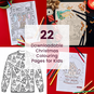 22 Downloadable Christmas Colouring Pages for Kids image number 1