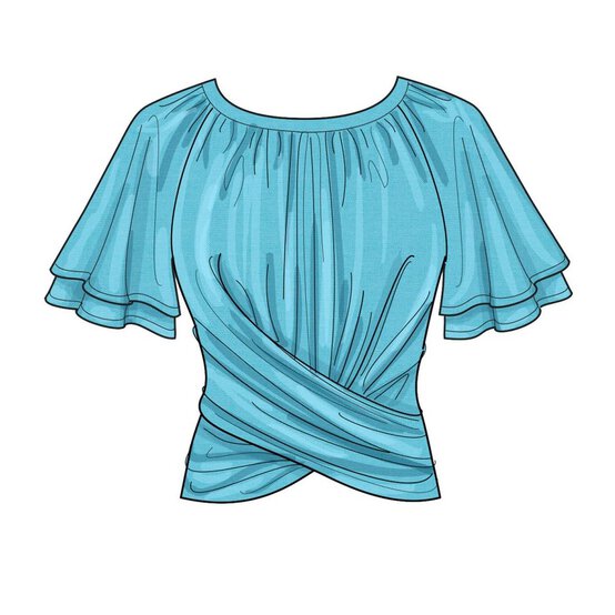 New Look Women's Top Sewing Pattern 6733 (XS-XXL) image number 4