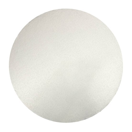 Silver Round Double Thick Card Cake Board 14 Inches image number 1