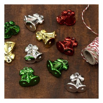 Metallic Bell Decorations 10 Pack