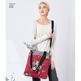 Simplicity Tote and Shoulder Bag Sewing Pattern 8709 image number 5