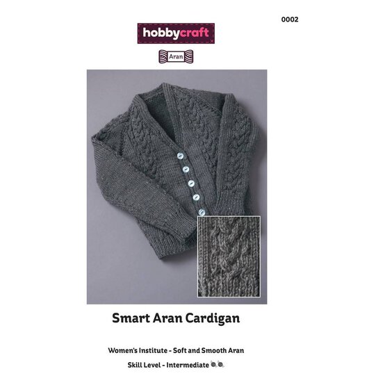 Smart Aran Cardigan Digital Pattern 0002 image number 1