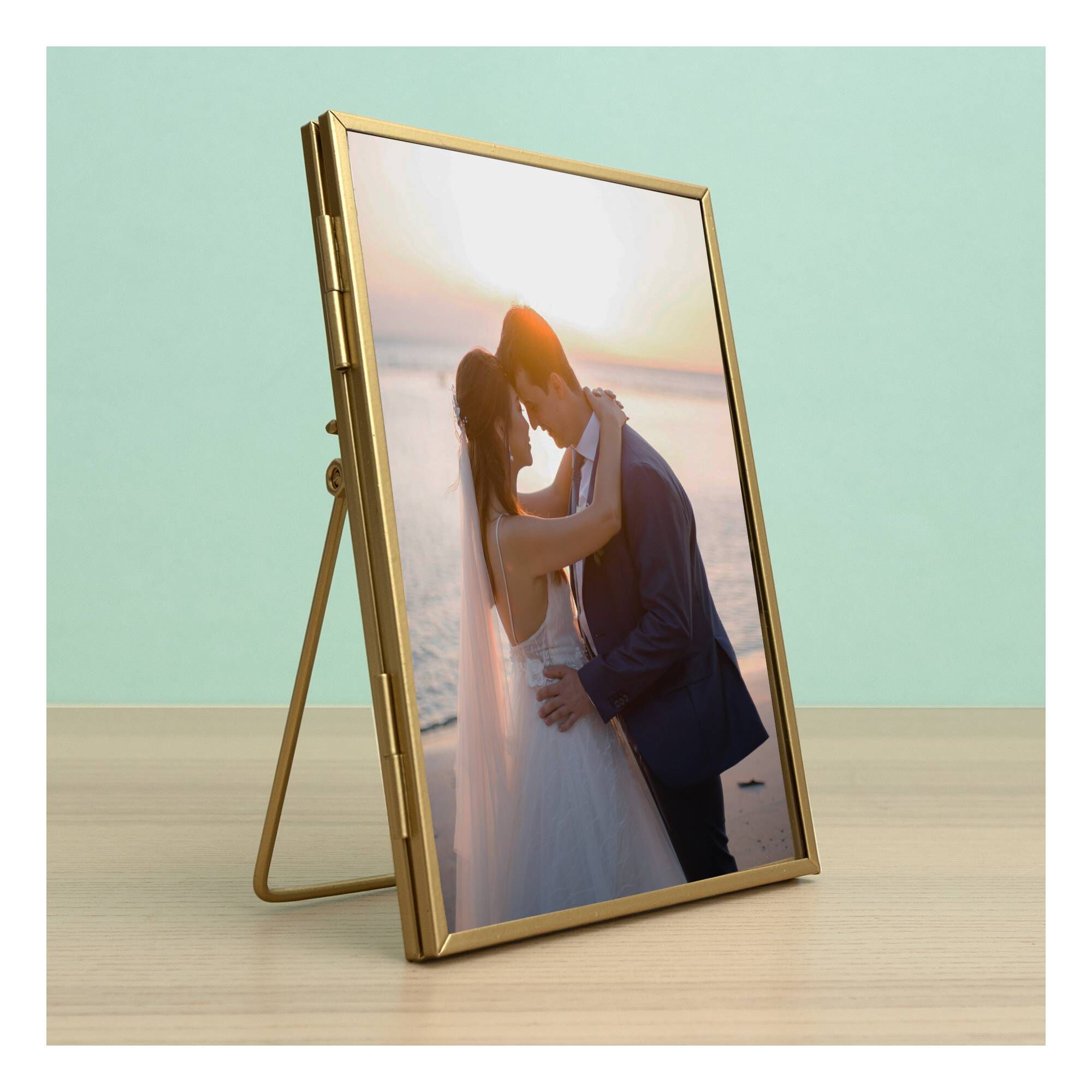 Table Gold Frame Create & Celebrate Gold Table Frame 11cm x 16cm | Hobbycraft