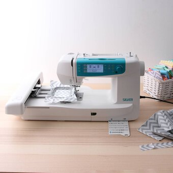 Silver CH01 Sewing and Embroidery Machine image number 7