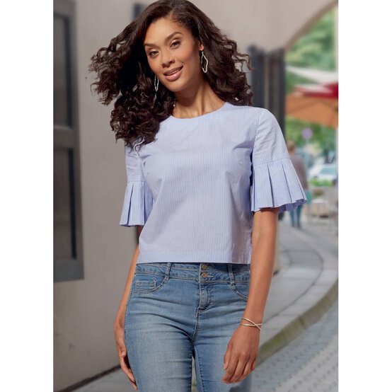 McCall&rsquo;s Judith Tops Sewing Pattern M8161 (6-14) image number 5